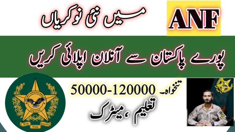 ANF Jobs 2025 – Apply Online for Anti Narcotics Force Vacancies