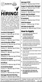 Urban Unit Jobs 2025 in Punjab – Apply Online for 1000+Vacancies